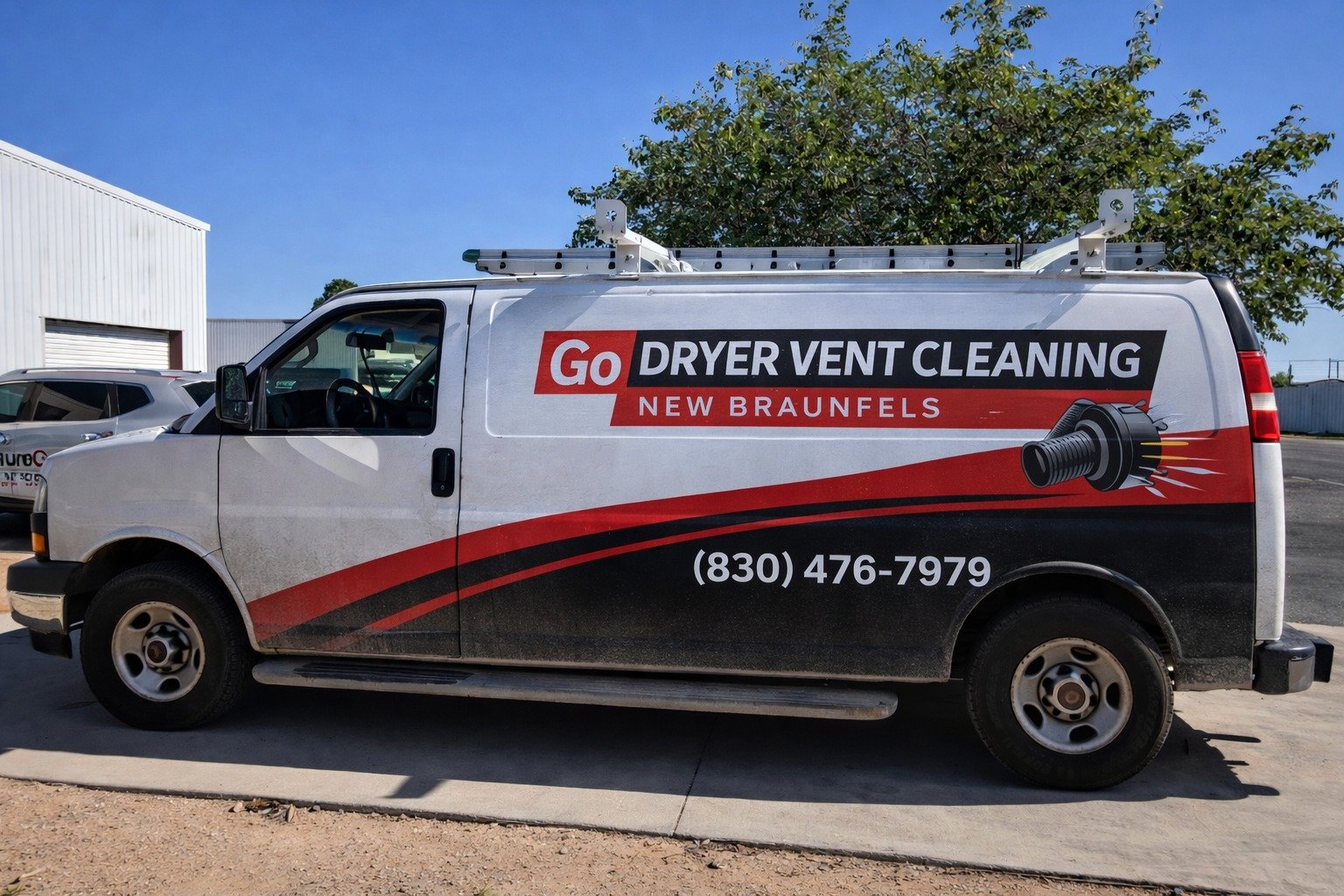Our Service Van At The Location